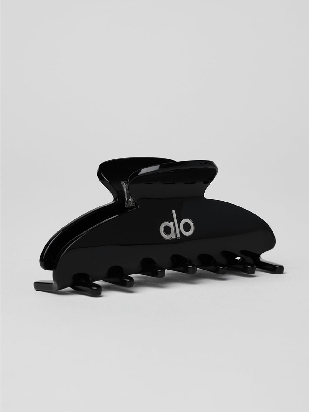 ALO Black Logo Hair Claw Clip